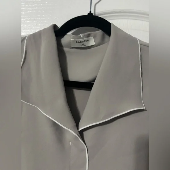 BABATON RENA PIPED DETAILS BLOUSE - Picture 3 of 7